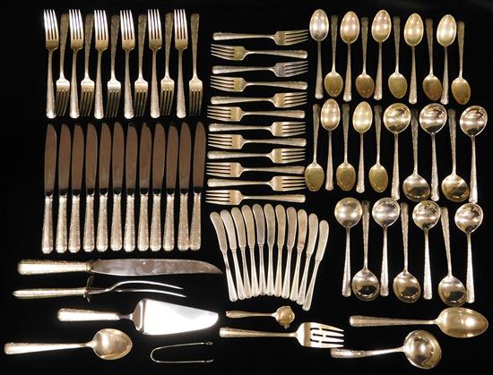 Appraisal: SILVER Towle Candlelight sterling flatware service in fitted mahogany case