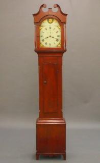 Appraisal: PA tall clock A late th early th century Pennsylvania