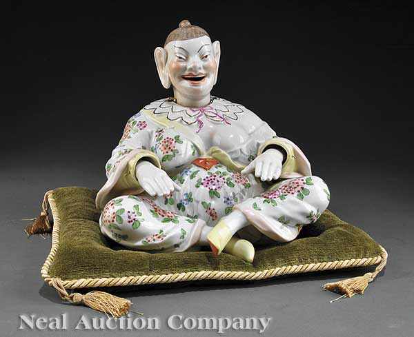 Appraisal: An Antique German Porcelain Nodder in the form of a