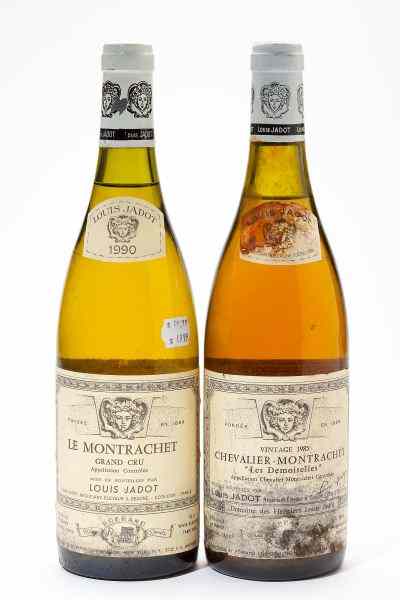 Appraisal: Chevalier-Montrachet Le Montrachet total bottlesVintage Chevalier-Montrachet Louis Jadot Domaine des