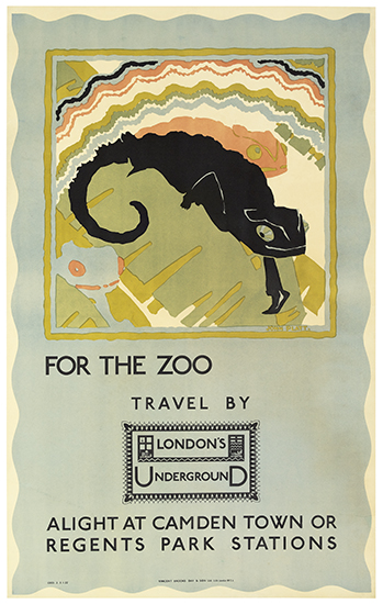 Appraisal: JOHN EDGAR PLATT - FOR THE ZOO x inches x