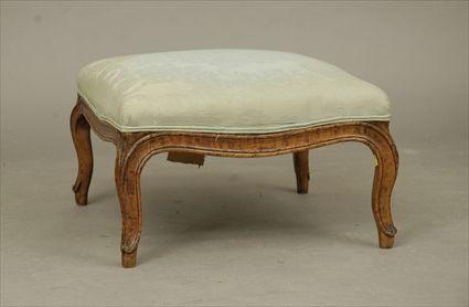 Appraisal: George III Maple Stool