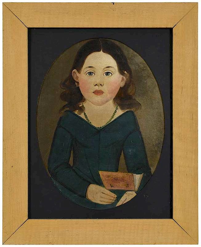 Appraisal: Prior Hamblin School American th century Portrait of a Young