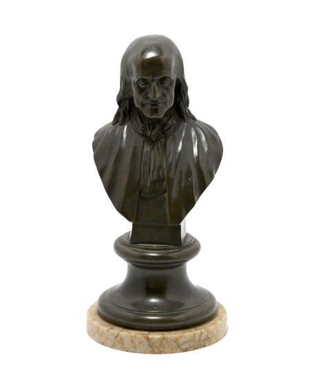 Appraisal: Bronze Bust of Benjamin Franklin Estimate -