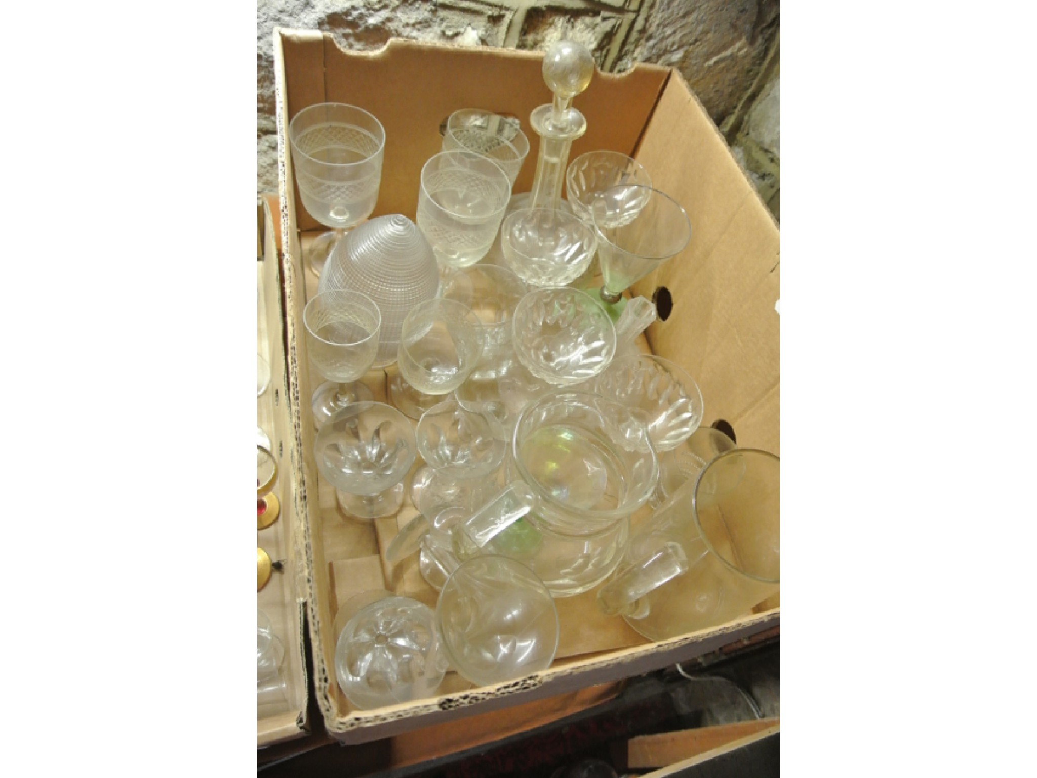 Appraisal: Mixed glasswares to include Victorian and later drinking glasses clear