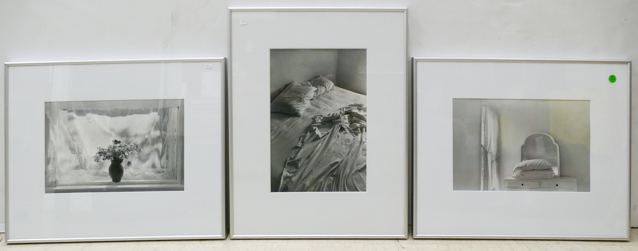 Appraisal: pc Lilo Raymond b American ''Interiors'' Silver Gelatin Prints Framed