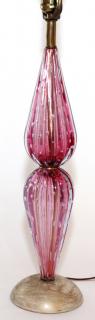 Appraisal: VENETIAN HAND BLOWN GLASS TABLE LAMP VENETIAN HAND BLOWN GLASS