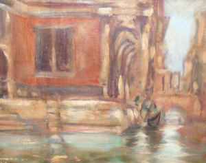 Appraisal: After John Singer Sargent RA - - Venice oil on