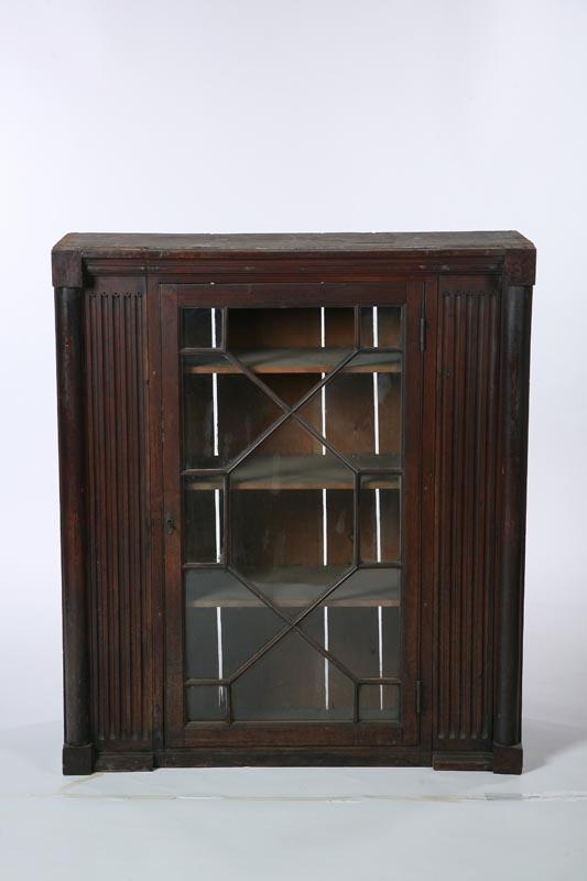 Appraisal: CUPBOARD TOP American or English st half- th century walnut