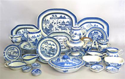 Appraisal: Large group of Chinese Export porcelain Canton ware th- th