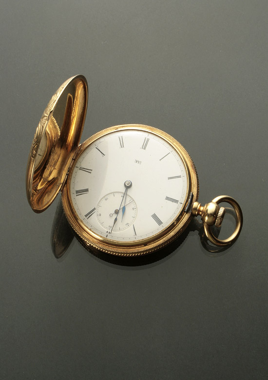 Appraisal: Lady's -Karat Yellow-Gold Manual-Wind Hunting Case Pendant Watch Elgin National