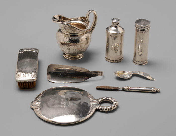 Appraisal: Eight Tiffany Sterling Items American late th early th century