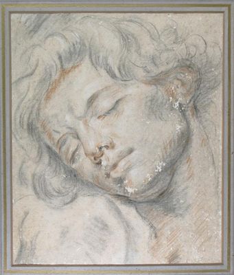 Appraisal: Attributed to Fran ois de Troy French - Head of