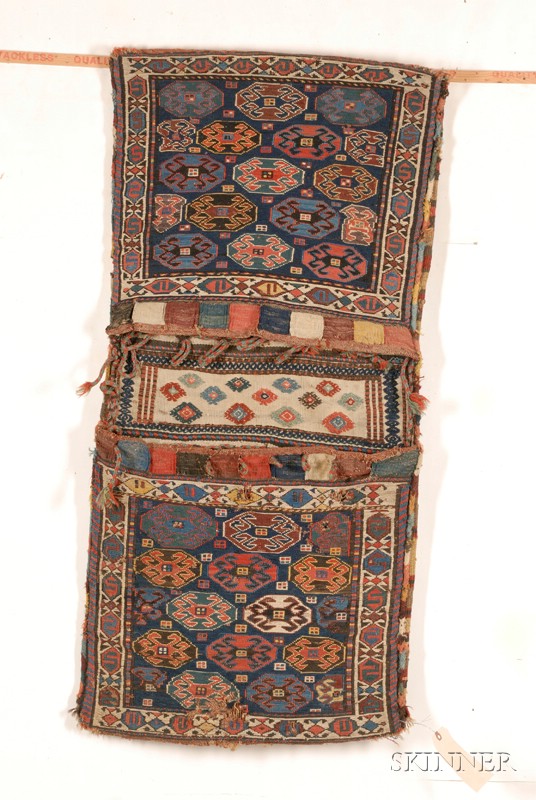 Appraisal: Shahsavan Soumak Saddle Bags Northwest Persia late th early th