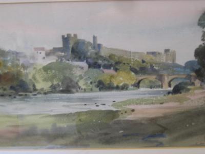 Appraisal: JOHN BARRIE HASTE Richmond Castle and Richmond Church a pair