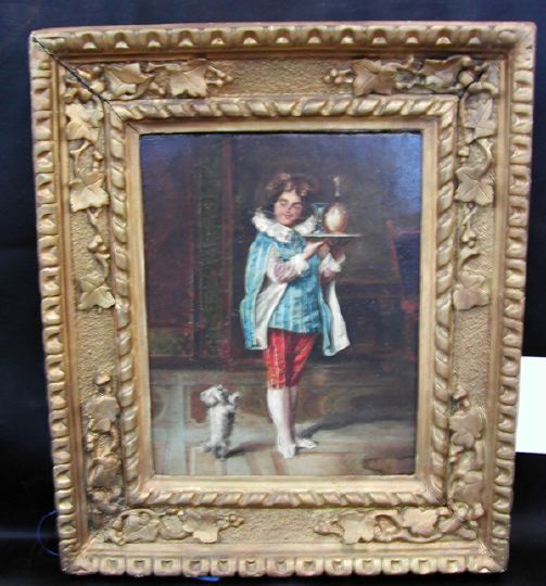 Appraisal: Italian School Fourth Quarter th Century Pretty Please oil on