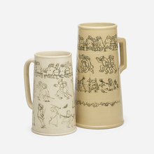 Appraisal: Edward Cranch for Rookwood Pottery EARLY STEINS SET OF TWO