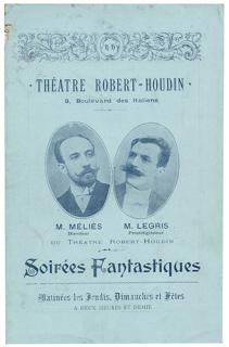 Appraisal: M li s Georges Theatre Robert-Houdin Sori es Fantastiques Program