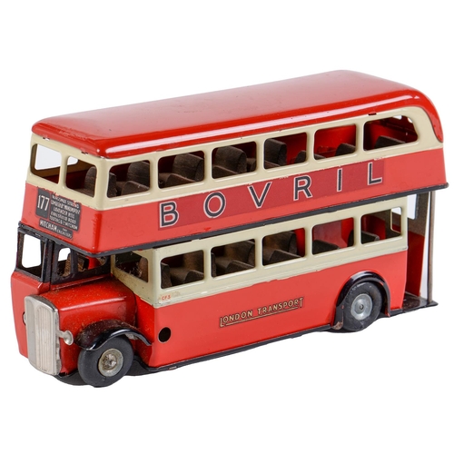 Appraisal: Tinplate toy Tri-Ang Minic London Transport double decker bus More