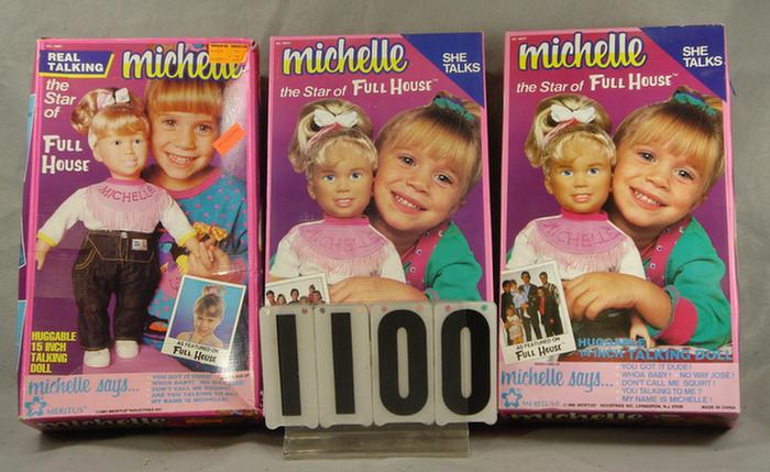 Appraisal: Lot of Michelle Dolls from Full House Meritus mint in