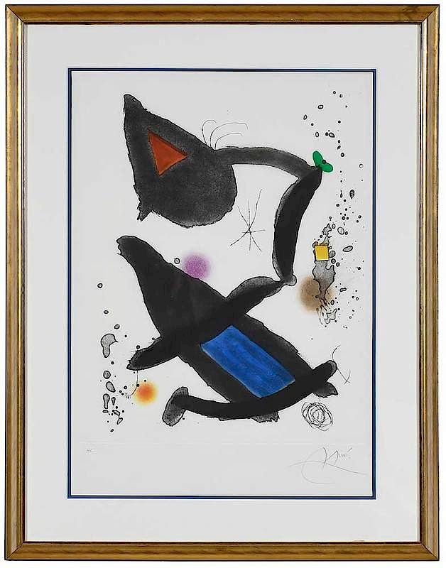 Appraisal: Joan Miro Spanish - Le Roi David hors commerce edition