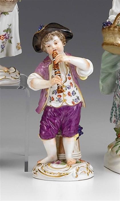 Appraisal: Meissen porcelain figure emblematic of Summer th century Modeled as