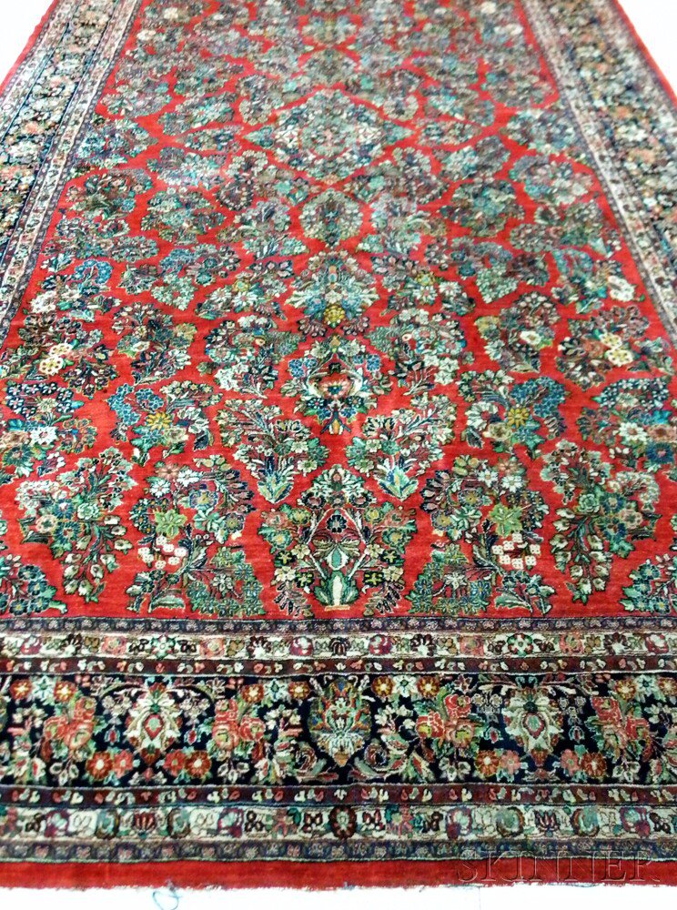 Appraisal: Sarouk Carpet West Persia second quarter th century the allover