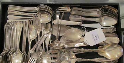 Appraisal: Group of American sterling silver flatware various makers th th