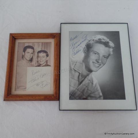 Appraisal: Tony Dow Ken Osmond Autographed Photographs These are authentic signed