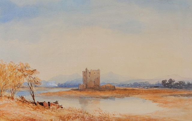 Appraisal: THOMAS MILES RICHARDSON JNR - 'Threave Castle Galloway' signed and