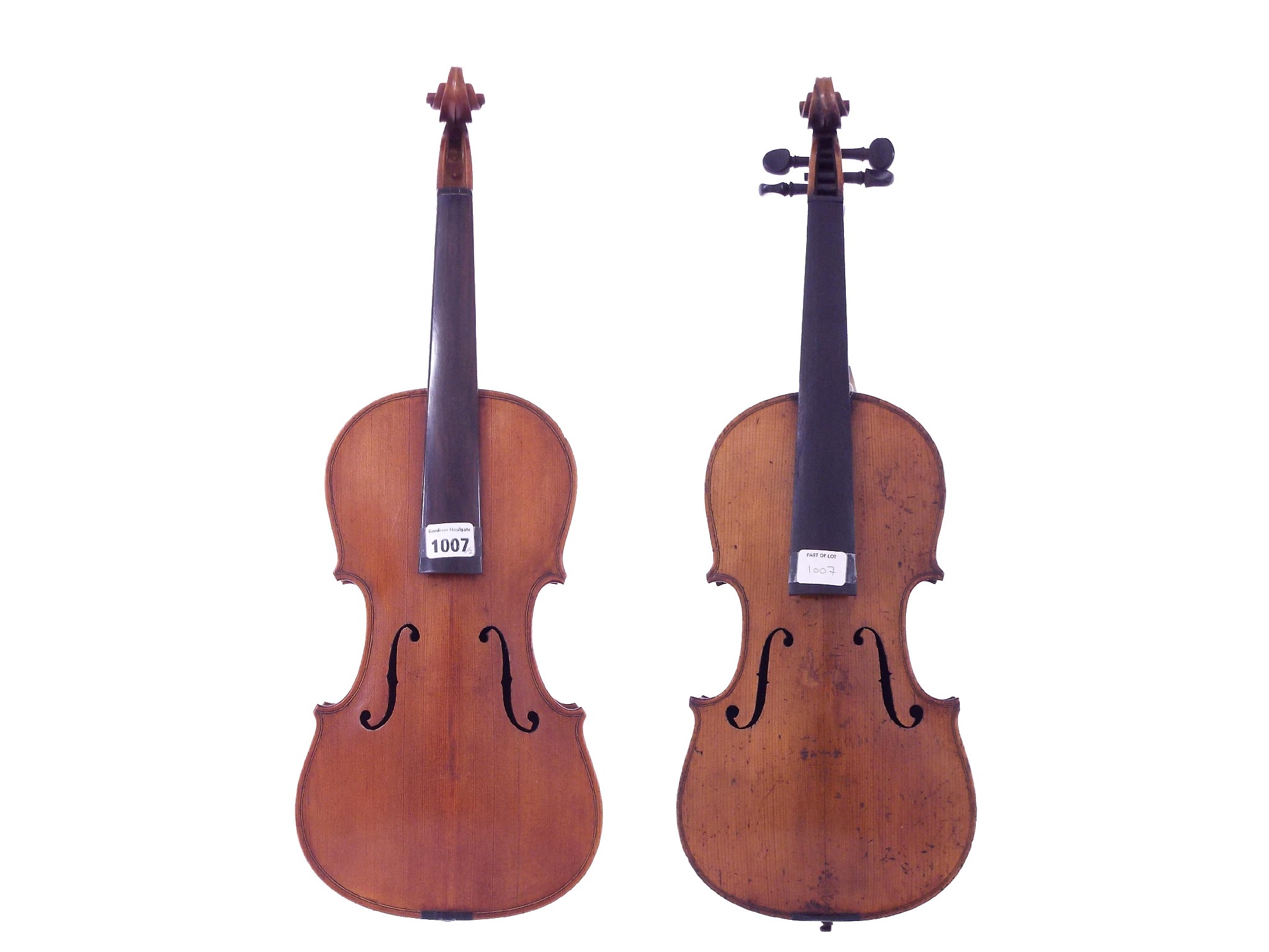 Appraisal: Early th century violin cm also another violin circa cm