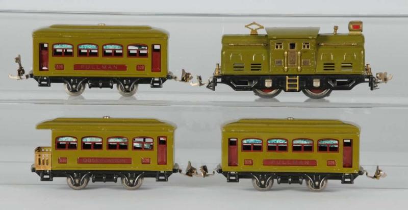 Appraisal: Lionel No O-Gauge Passenger Set Description Pre-war Includes original set