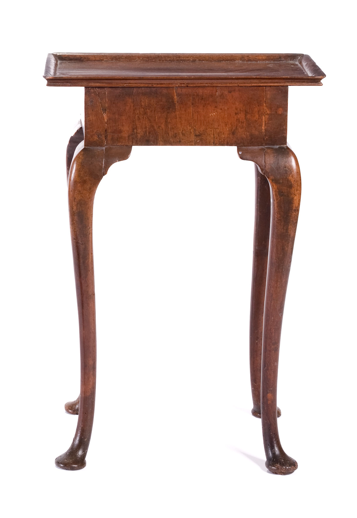 Appraisal: GEORGIAN MAHOGANY TRAY-TOP TABLE The rectangular tray top above a