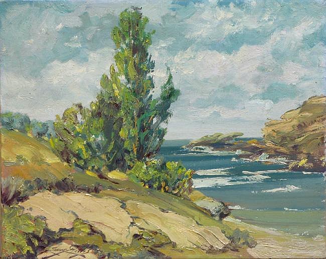 Appraisal: HARRY EMERSON LEWIS OIL ON CANVAS Santa Ana California -