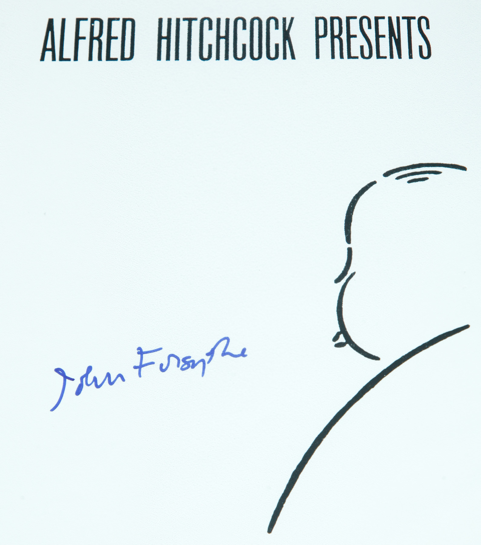 Appraisal: COLLECTION OF AUTOGRAPHS FROM ALFRED HITCHCOCK PRESENTS Second half th