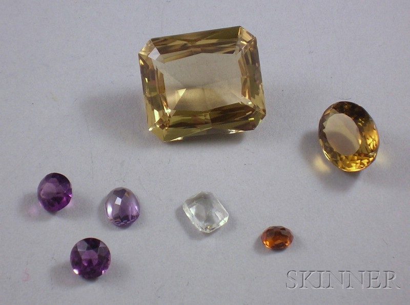 Appraisal: Group of Seven Loose Gemstones