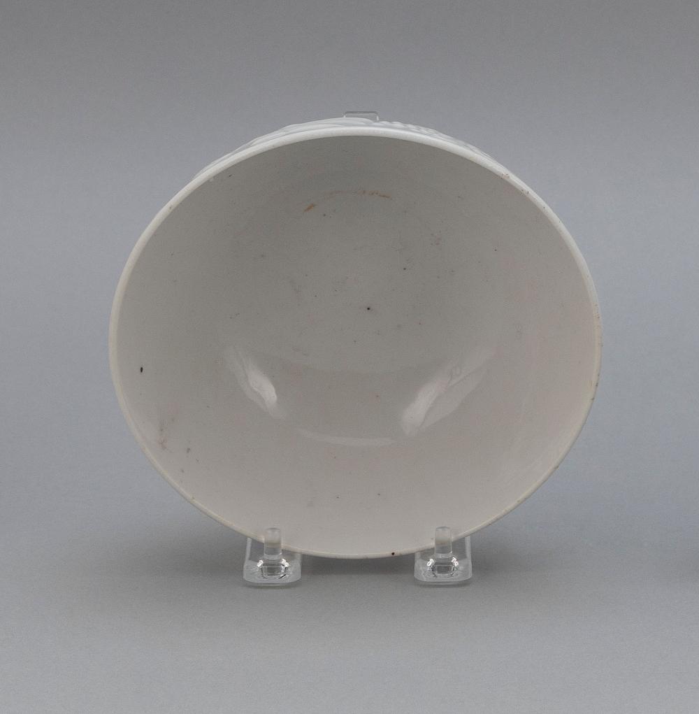 Appraisal: CHINESE BLANC DE CHINE PORCELAIN BOWL KANGXI PERIOD HEIGHT DIAMETER