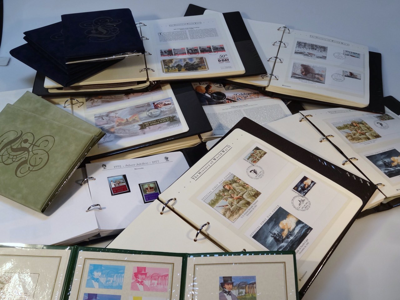 Appraisal: Various philately commemorative stamps and covers to include coin covers