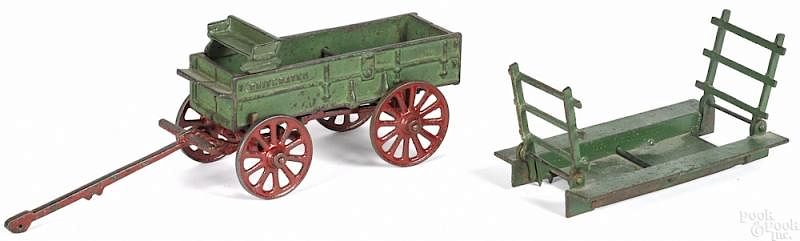 Appraisal: Vindex cast iron Whitewater farm wagon Vindex cast iron Whitewater