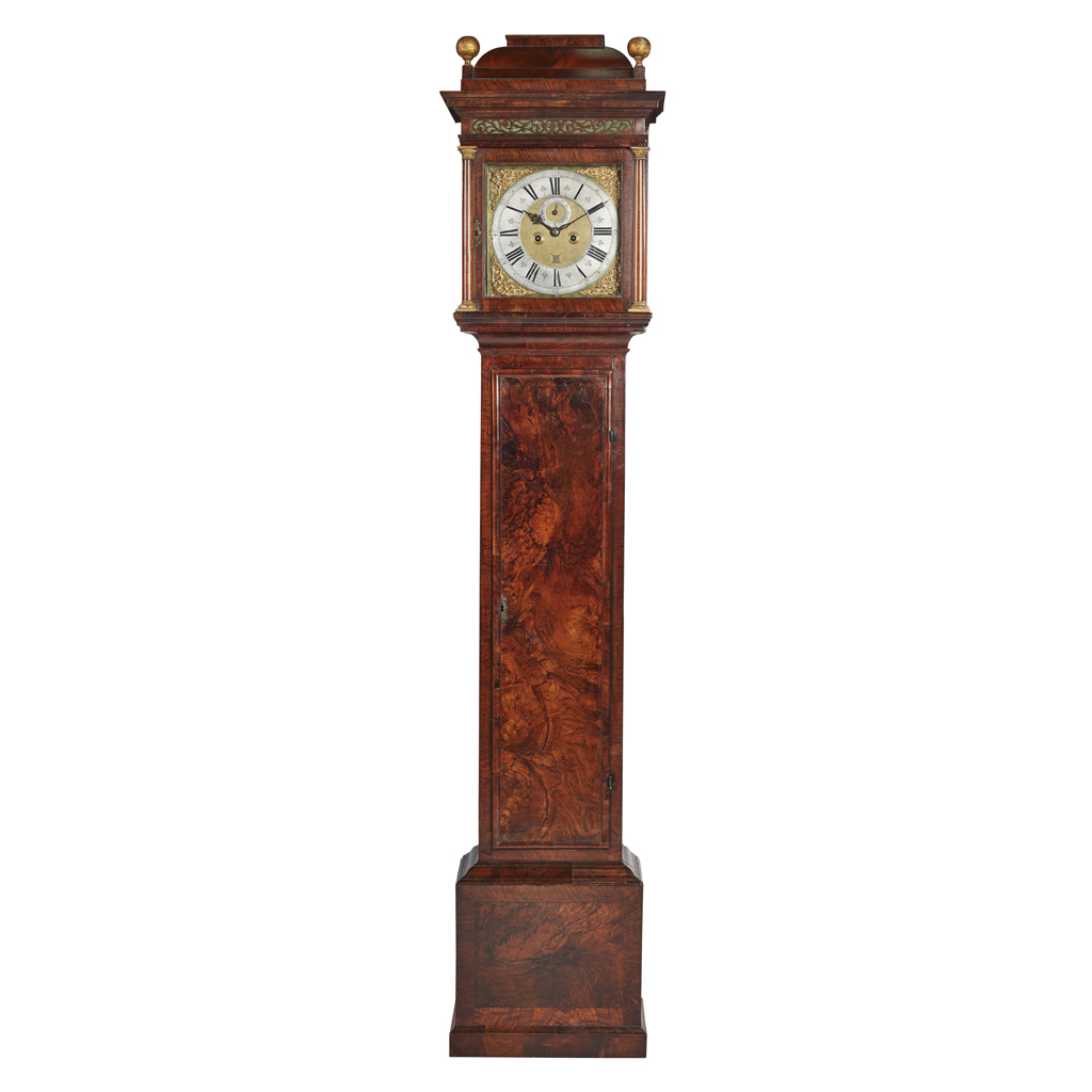 Appraisal: GEORGE I WALNUT LONGCASE CLOCK THOMAS COOKE LONDON EARLY TH