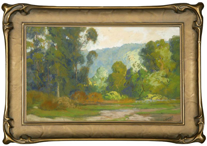 Appraisal: Carl Sammons - Carl Sammons - Oakland CA Spring landscape