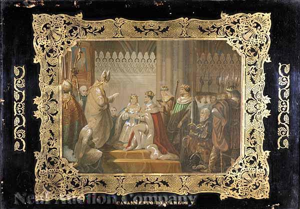 Appraisal: Spanish School th c The Marriage of Emperor Charles V