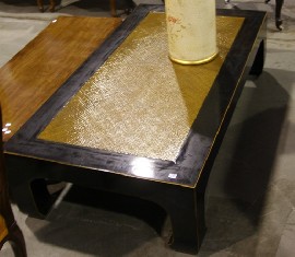 Appraisal: A modern oriental style coffee table