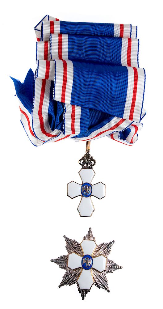 Appraisal: ICELAND ORDER OF THE FALCON GRAND CROSS SET ICELAND ORDER