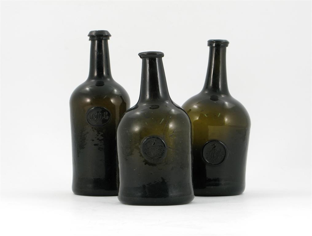 Appraisal: A sealed and dated wine bottle