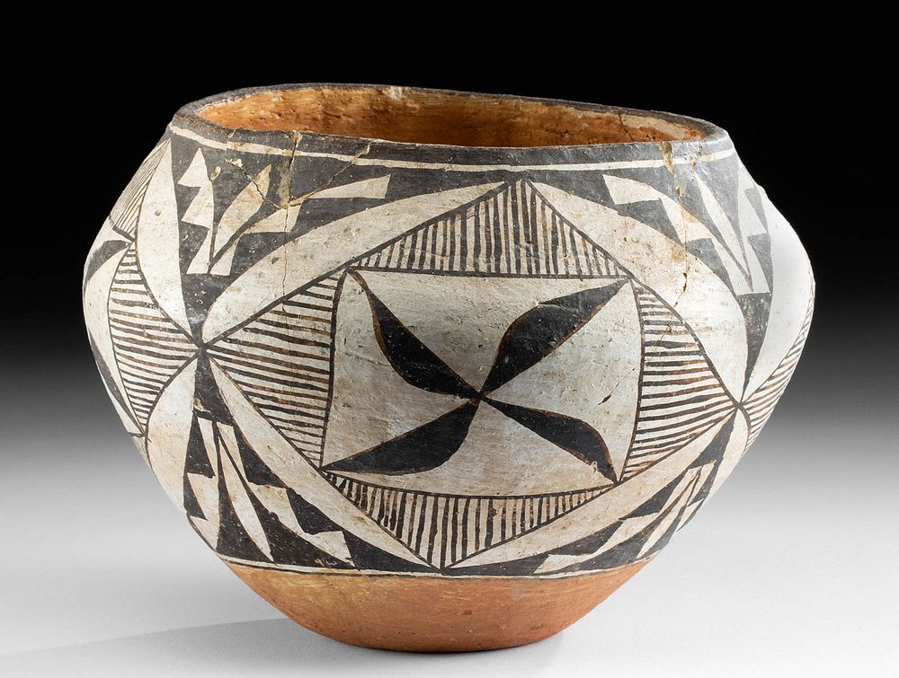 Appraisal: 's Native American Acoma Pottery Jar Originally Listed At Native