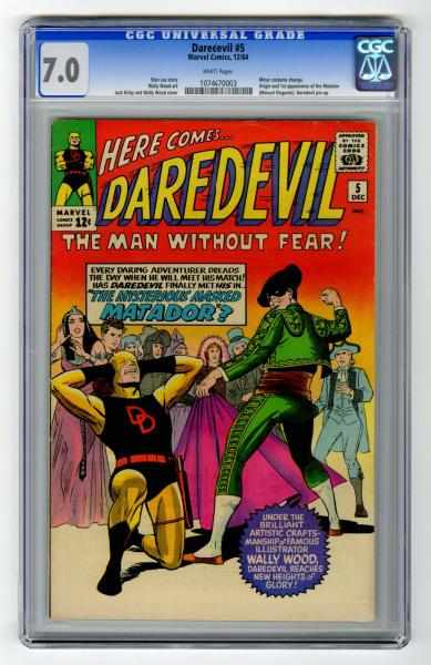 Appraisal: Daredevil CGC Marvel Comics Click for full description