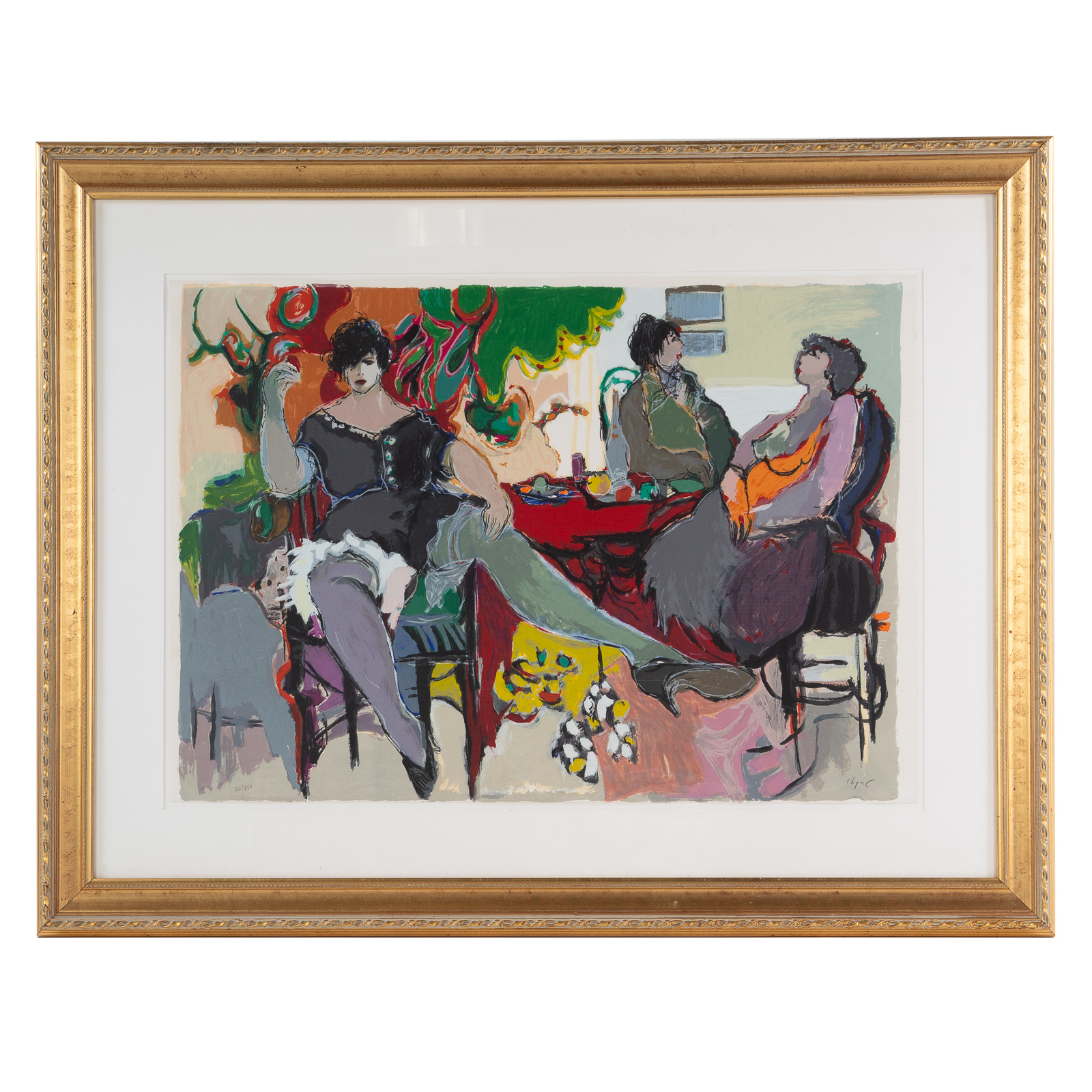 Appraisal: ITZCHAK TARKAY 'THREE WOMEN SERIGRAPH Israeli - Serigraph in colors