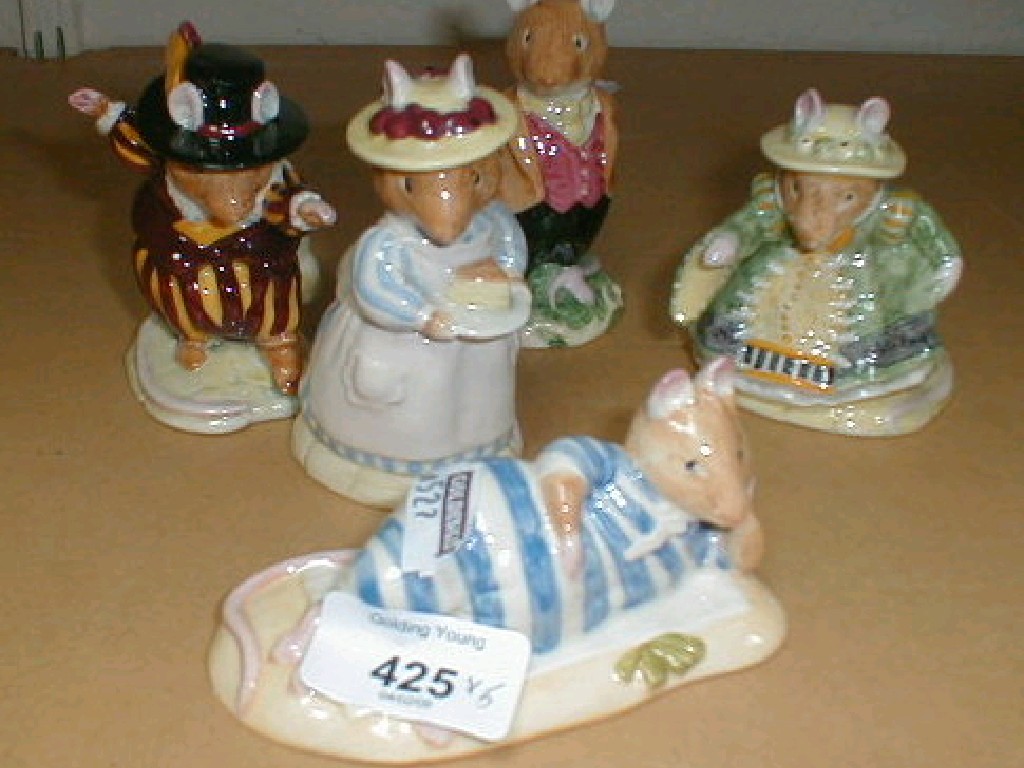 Appraisal: Royal Doulton figures Mr Saltapple Primrose Entertains Wilfred Entertains Mrs