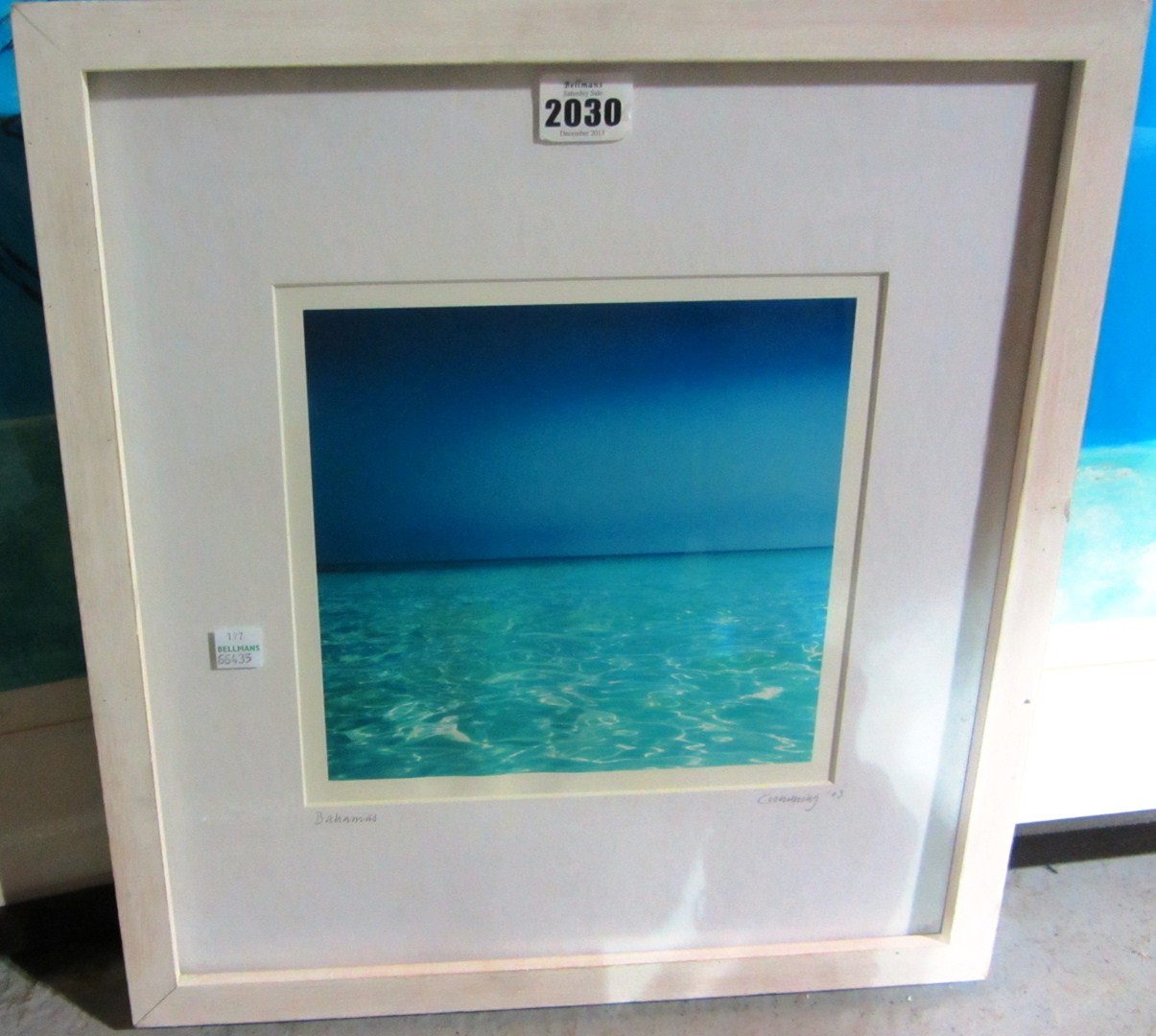 Appraisal: John Cummins A Pale Landscape Bahamas two prints signed